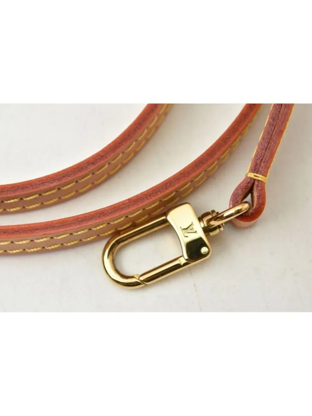Louis Vuitton Monogram Petit Sac Plat 2-Way Shoulder Bag Brown